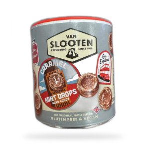 Van Slooten Drops Caramel Mint - D�se