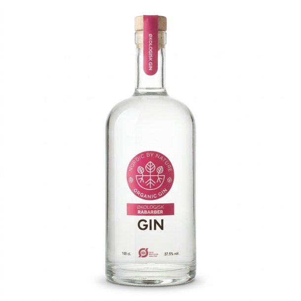 Nordic By Nature �kologisk Rabarber Gin 37,5% - 1 l