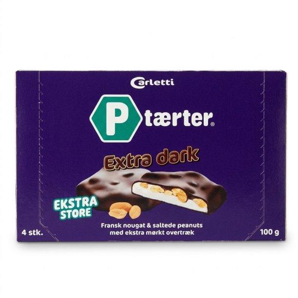 Carletti P-Törtchen Extra Dark - 100 g