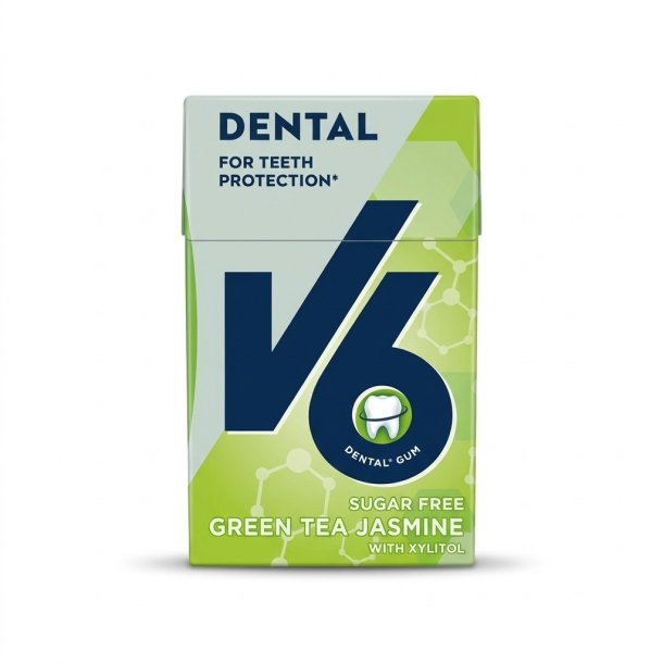 V6 Dental Green Tea Jasmine - 24 g
