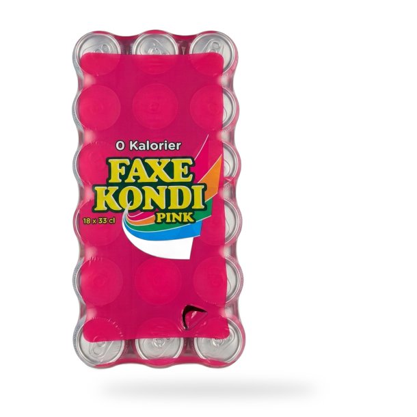 Faxe Kondi Pink 0 kalorier - 18 x 33 cl