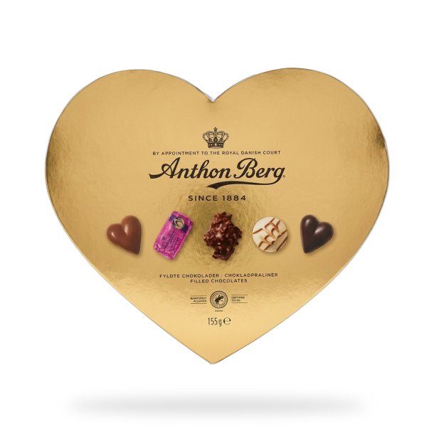 Anthon Berg Luxury Gold Heart - 155 g