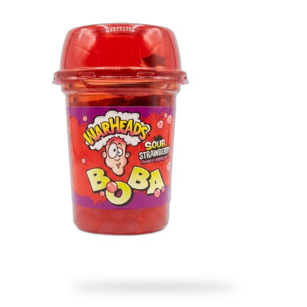 Warheads Boba Sour Strawberry - 400 ml
