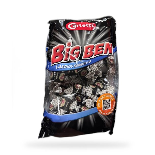 Carletti Big Ben Lakrids Karameller 350g