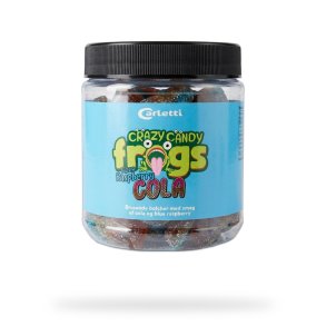 Carletti Crazy Candy Frogs Fizzy Raspberry Cola 800 g