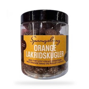 Spangsberg Orange Lakridskugler 450g