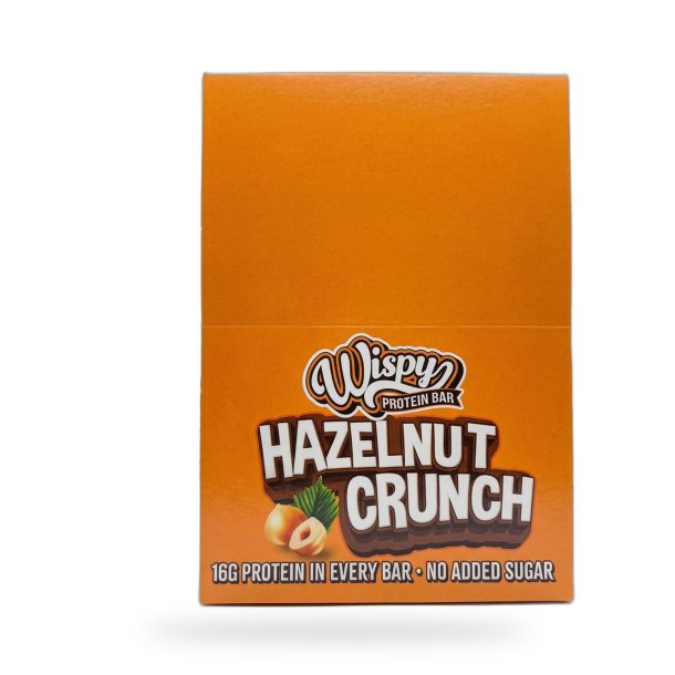 Wispy Hazelnut Crunch Protein Bar - 10 x 55 g