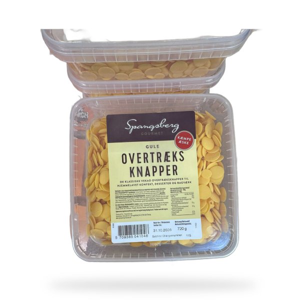 Spangsberg Gourmet Gule Overtr�ksknapper - 720 g