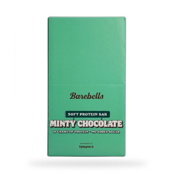 Barebells Soft Protein Bar Minty Chocolate - 12 x 55 g