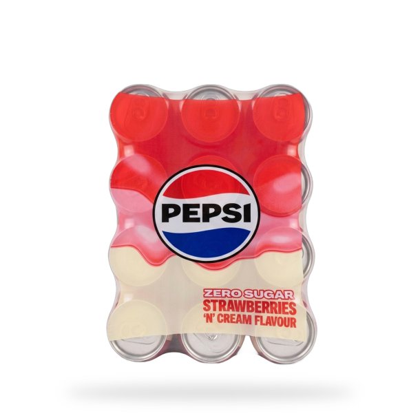 Pepsi Zero Sugar Strawberries 'N' Cream - 12 x 0,33 L
