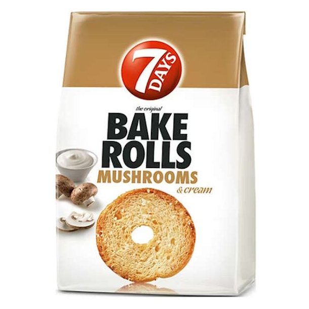 7 Days Bake Rolls Mushroom 80 g