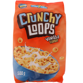 7 Morgen Crunchy Loops Vanilla 500g