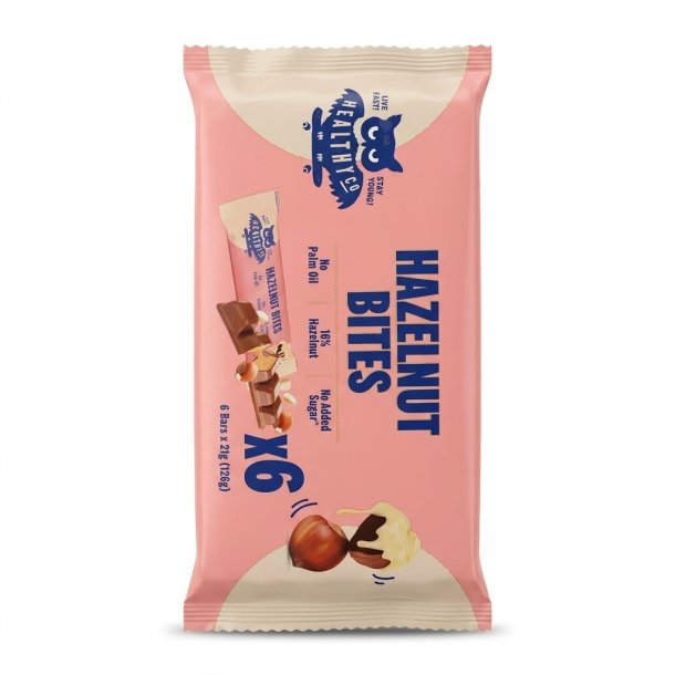 HealthyCo Hazelnut Bites - 126 g (6 x 21 g)