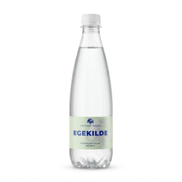 Egekilde Hyldeblomst &amp; Lime med brus - 24 x 0,5 L