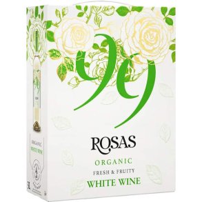 99 Rosas Organic White Wine 3 L