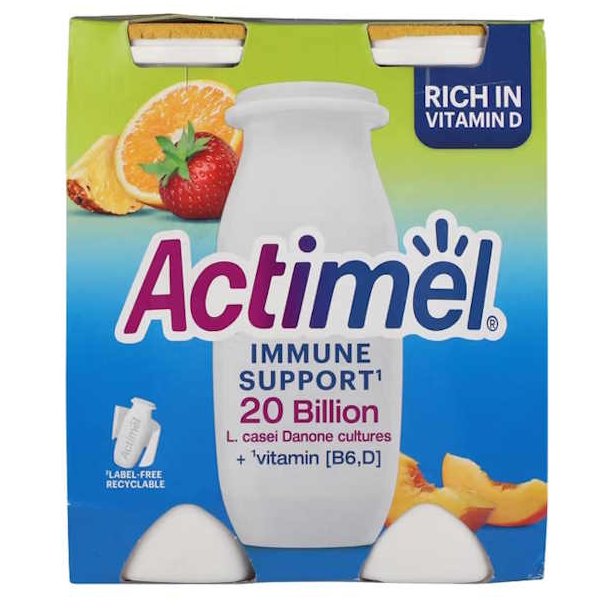 Actimel Multifrugt 4x100g