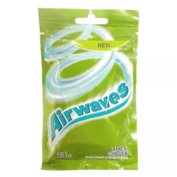 Airwaves Tyggegummi Lime &amp; Ginger 29g