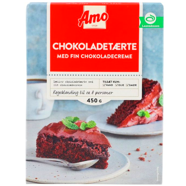 Amo Chokoladet�rte 450g