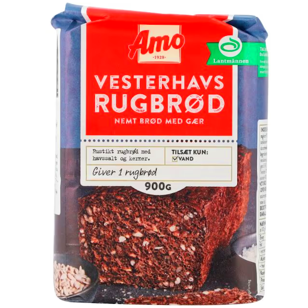 Amo Vesterhavs Rugbrd 900g