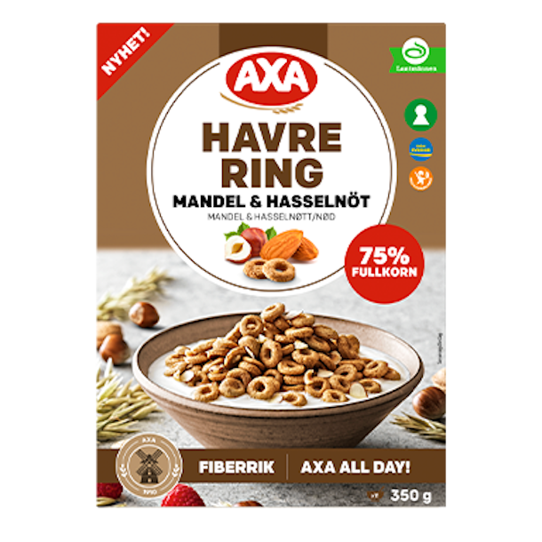 Axa Havre Ring Mandel &amp; Hasselnd 350g