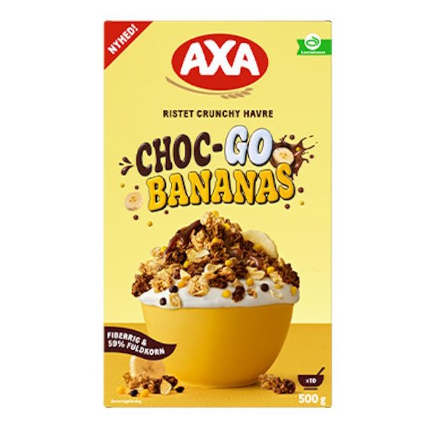 Axa Choc-Go Bananas 500g