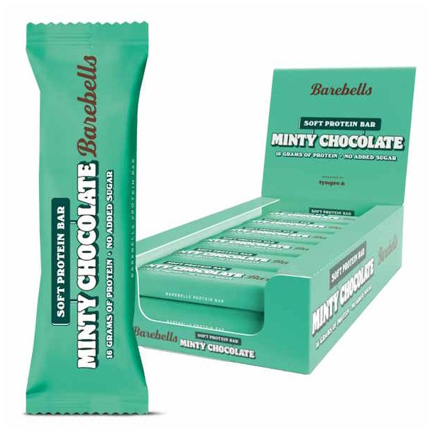 Barebells Protein Bars Minty Chocolate 12x55g