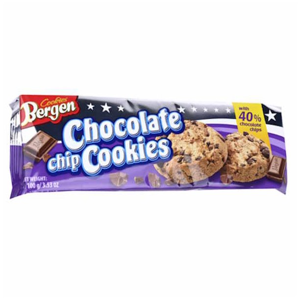 Bergen Chocolate Chip Cookies 100 g