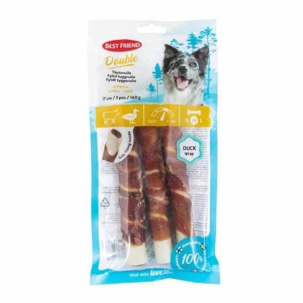 Best Friend Double Tyggerulle And 3 stk. 160g