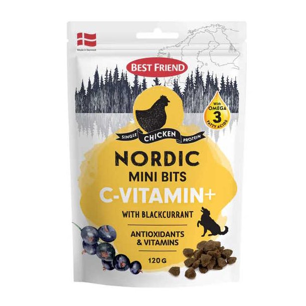 Best Friend Chicken Nordic Mini Bits C-Vitamin+120g