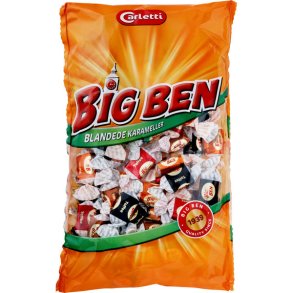 Carletti Big Ben Blandede Karameller 350g