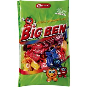 Carletti Big Ben Frugtkarameller 350g