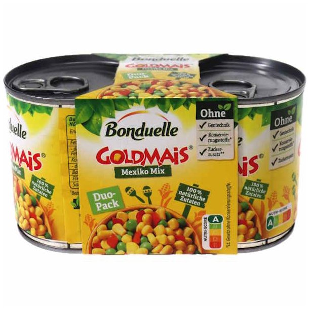 Bonduelle Goldmais Mexiko Mix Duo Pack