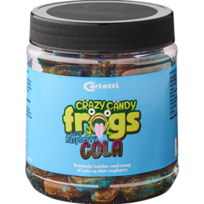 Carletti Crazy Candy Frogs Fizzy Raspberry Cola 800 g