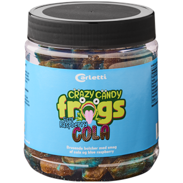 Carletti Crazy Candy Frogs Fizzy Raspberry Cola 800 g