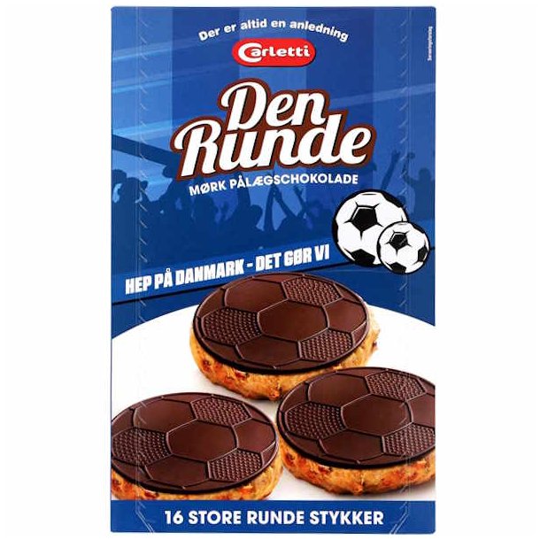Carletti Den Runde Mrk Fodbold 16 stk.