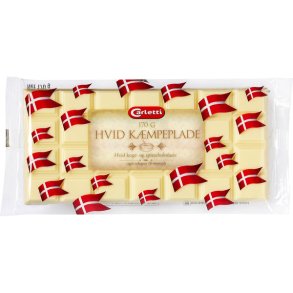 Carletti Hvid Kmpeplade 170g