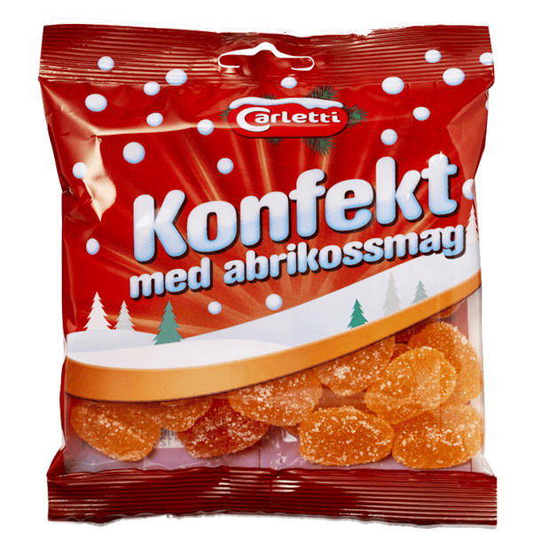Carletti Konfekt med Abrikossmag 130g