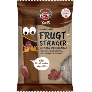 Castus Frugtst�nger med Dadler & Kakao 5x20g