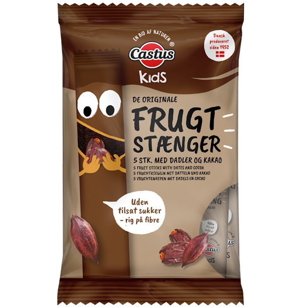 Castus Frugtst�nger med Dadler &amp; Kakao 5x20g