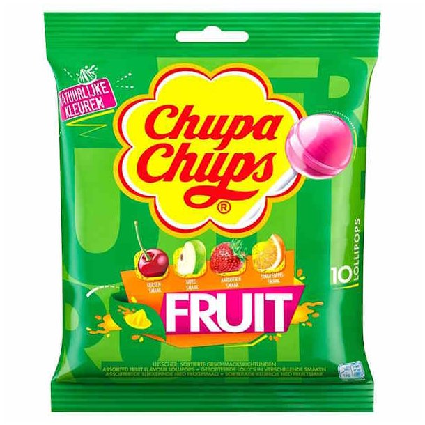 Chupa Chups Fruit 10 stk.
