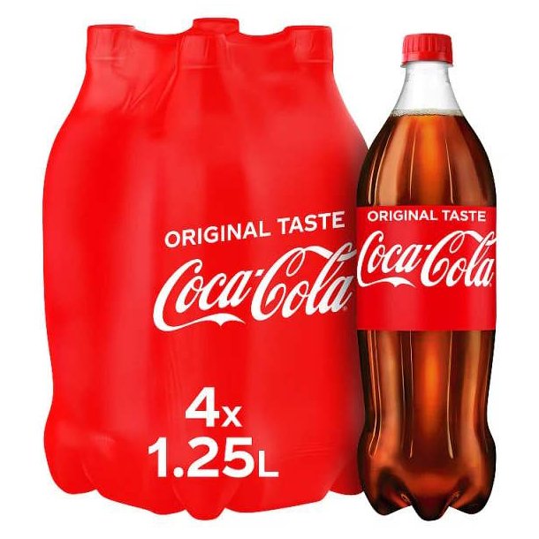 Coca Cola 4x1,25 L + Pant
