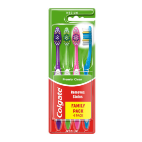 Colgate Premier Clean Medium 4-pak