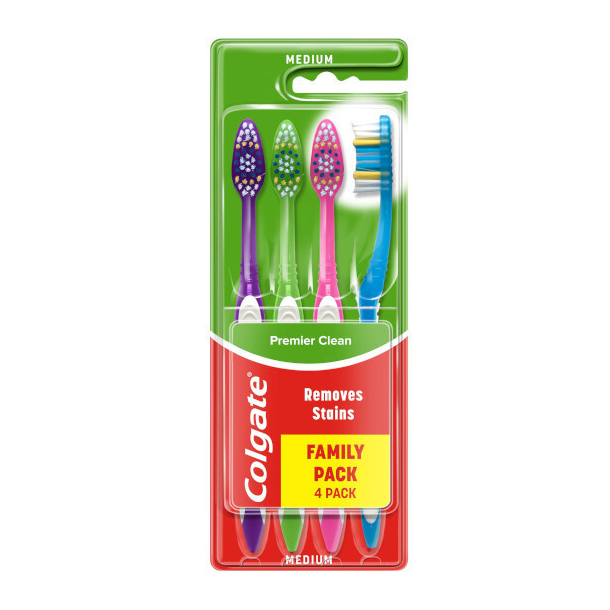Colgate Premier Clean Medium 4-pak