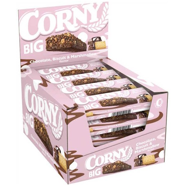 Corny Big Chocolate, Biscuit &amp; Marshmallow 24x40g