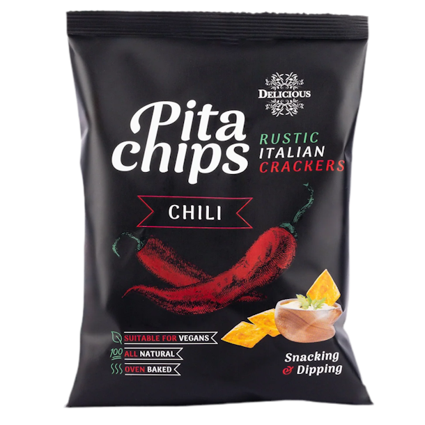 Delicious Pita Chips Chili 80g
