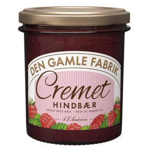 Den Gamle Fabrik Cremet Hindbr Marmelade 350g