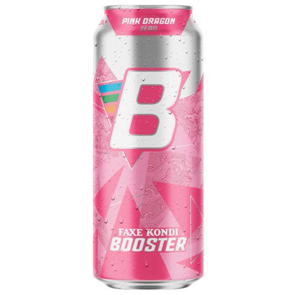 Faxe Kondi Booster Pink Dragon Zero 0,5l + Pant