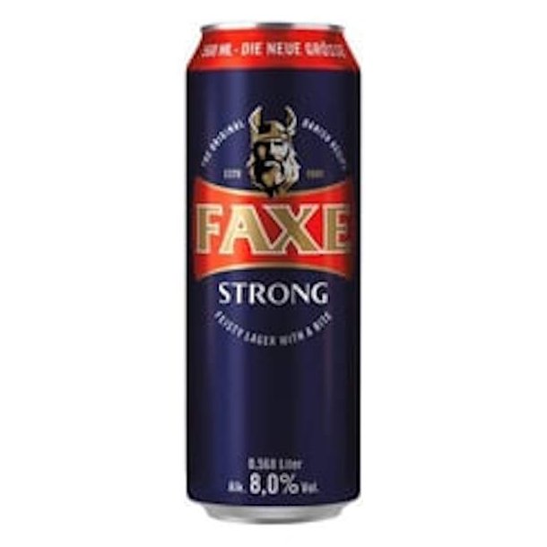 Faxe Strong 0,568l + Tysk Pant