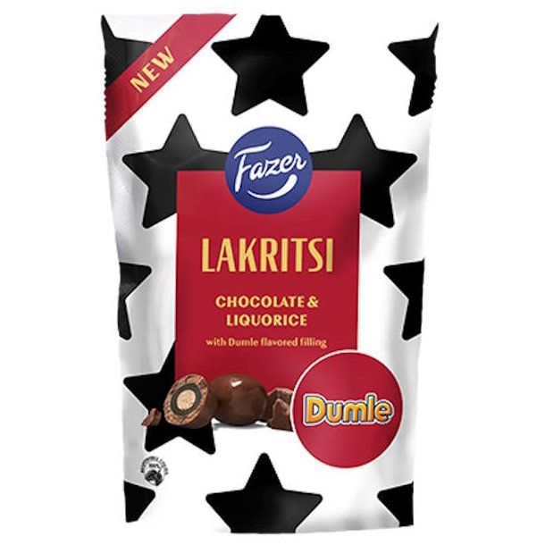 Fazer Lakritsi Chocolate Dumle 135 g