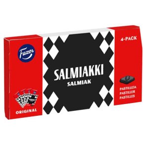 Fazer Salmiakki 4-pak 160 g